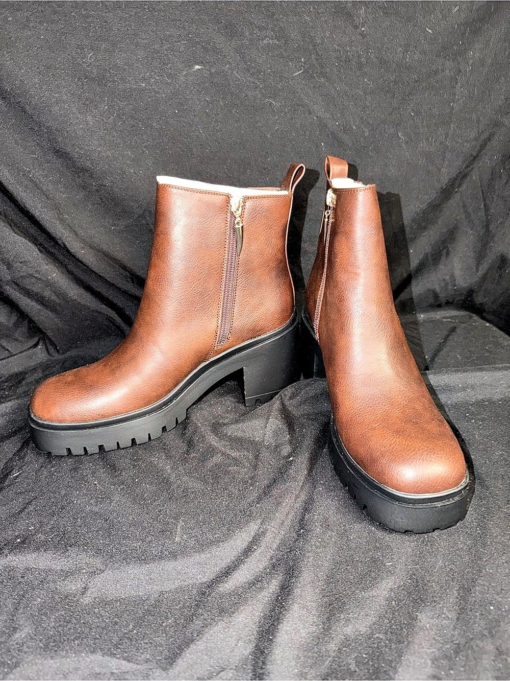 Dirty Laundry Rabbit Platform Chelsea Boot Brown & Black
